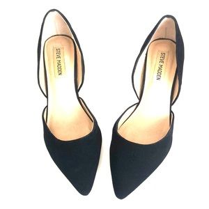 STEVE MADDEN Black Suede Shoes!